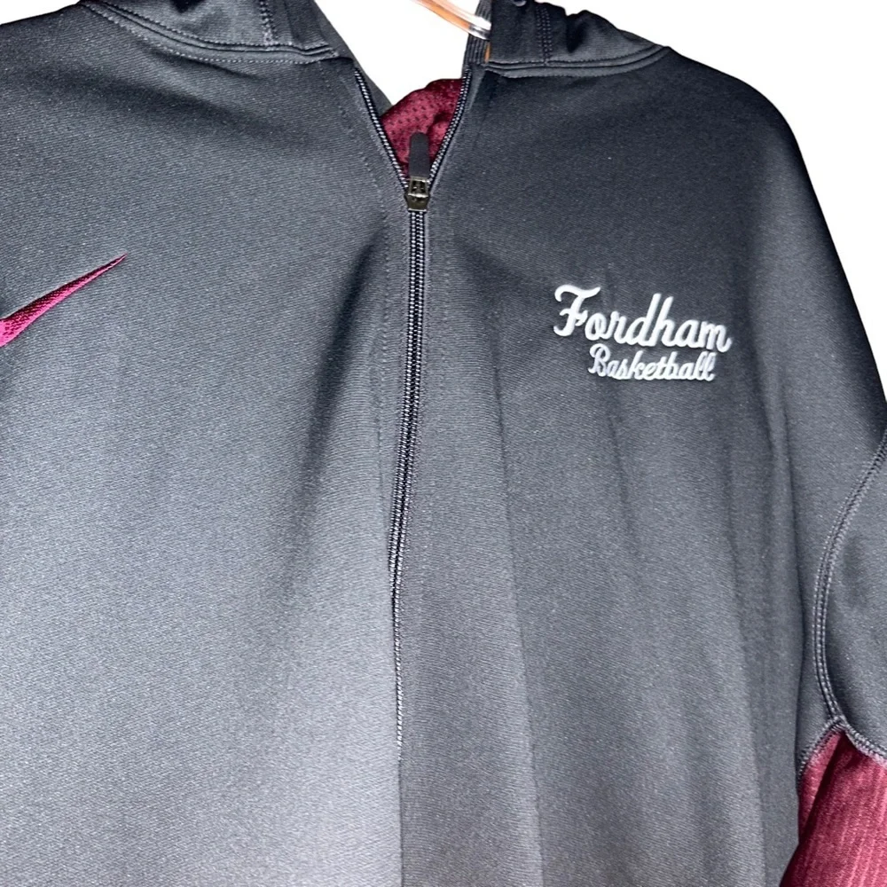 Men Fordham university rams basketball hoody jacket 2x xxl hoodie